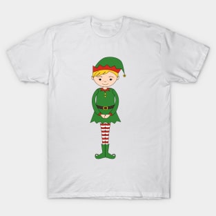 Christmas Elf Boy Digital Art | Christmas Special | illusima T-Shirt